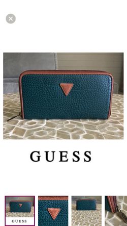 Guess vintage zip-around continental wallet