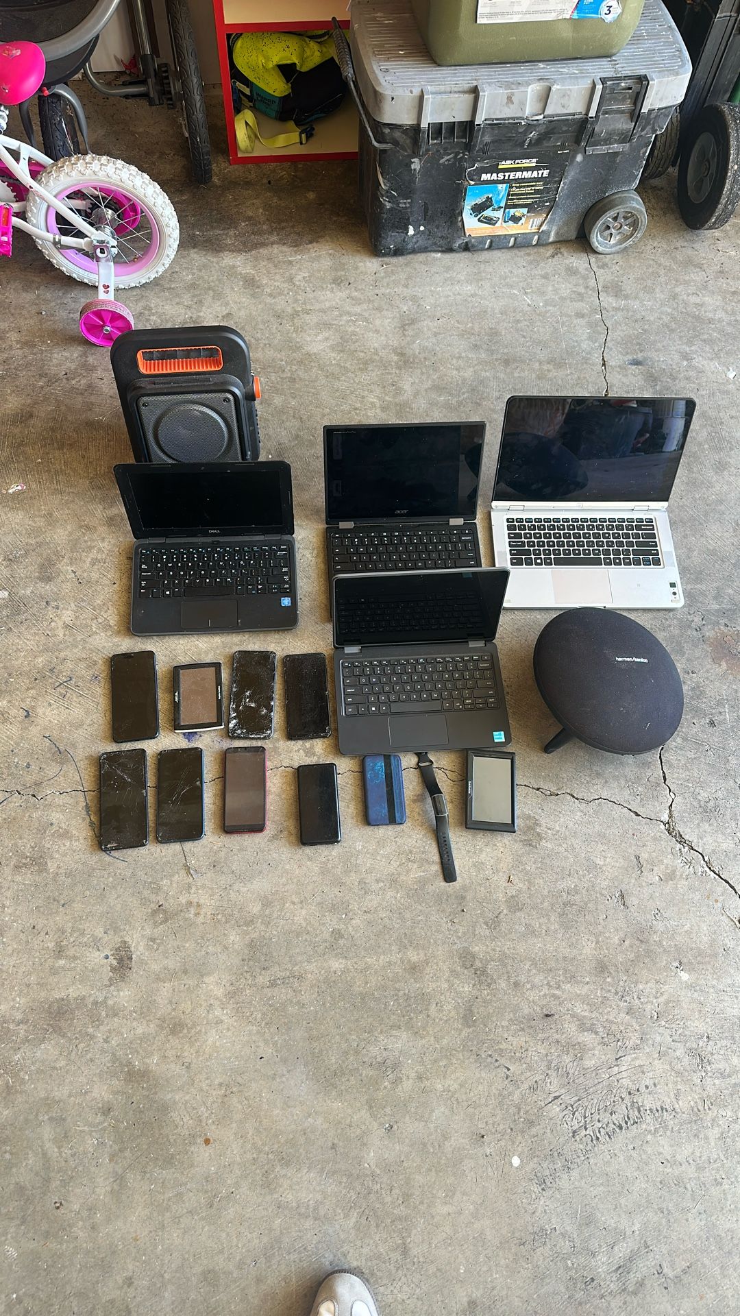 Laptops, Cellphones, Speakers, Harman/kardon/ Power Banks