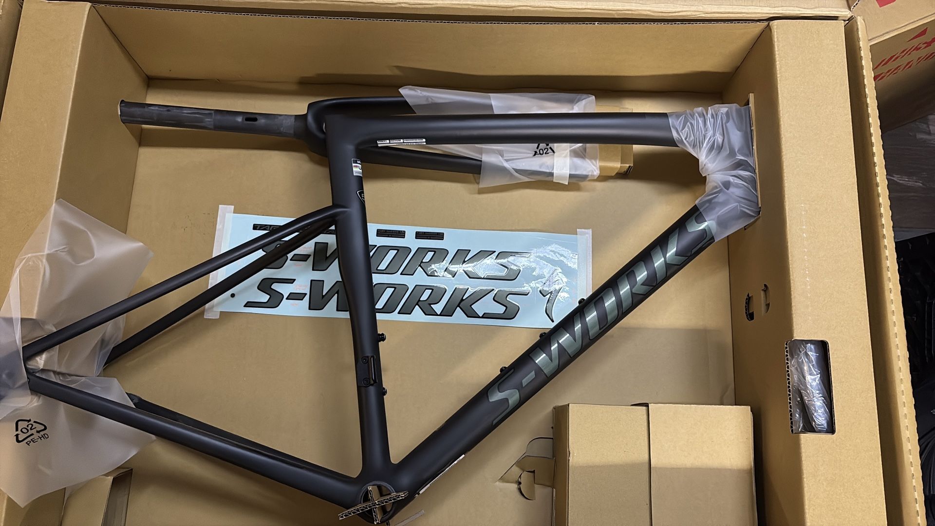 NEW S-Works Tarmac SL8 RTP Carbon Road Bike Disc Frameset 54 cm Size 54cm Medium M Specialized Ready to Paint