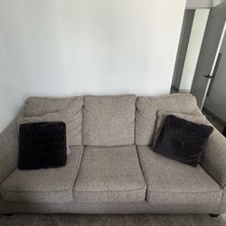 Three Seat Gray Sofa