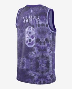 LeBron James Los Angeles Lakers 2022/23 Select Series Men's Nike Dri-Fit NBA Swingman Jersey - Purple Pulse, XL