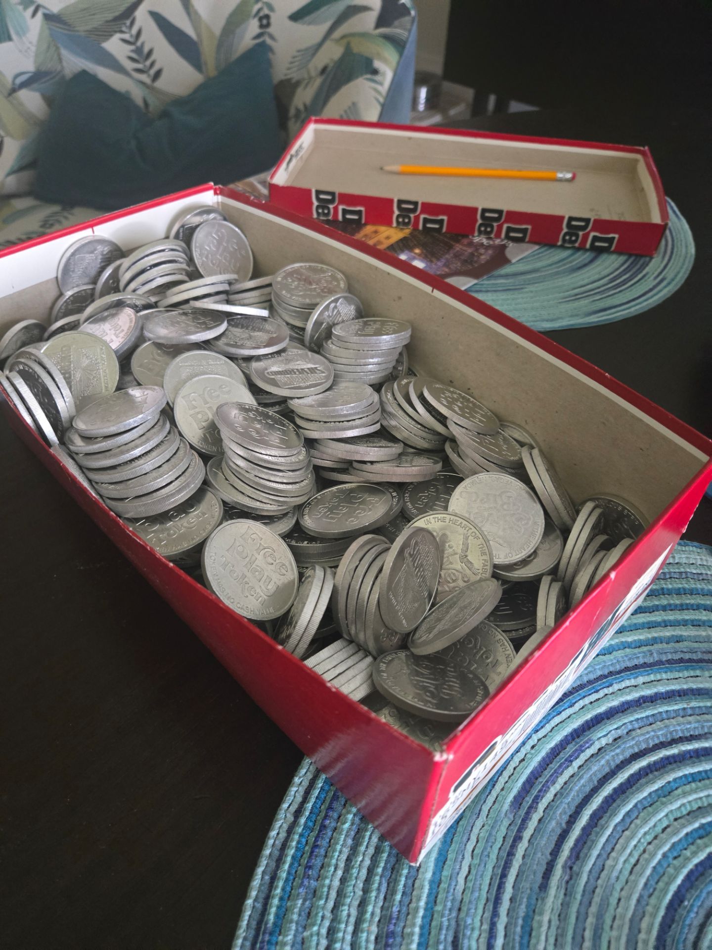 Vintage collectible Las Vegas Free Spin tokens Silverbird