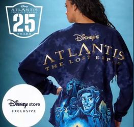 Atlantis: The Lost Empire 25th Anniversary Spirit Jersey for Adults Size Medium