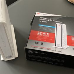 Motorola Surfboard SBG6782-AC Modem And Wifi Router 