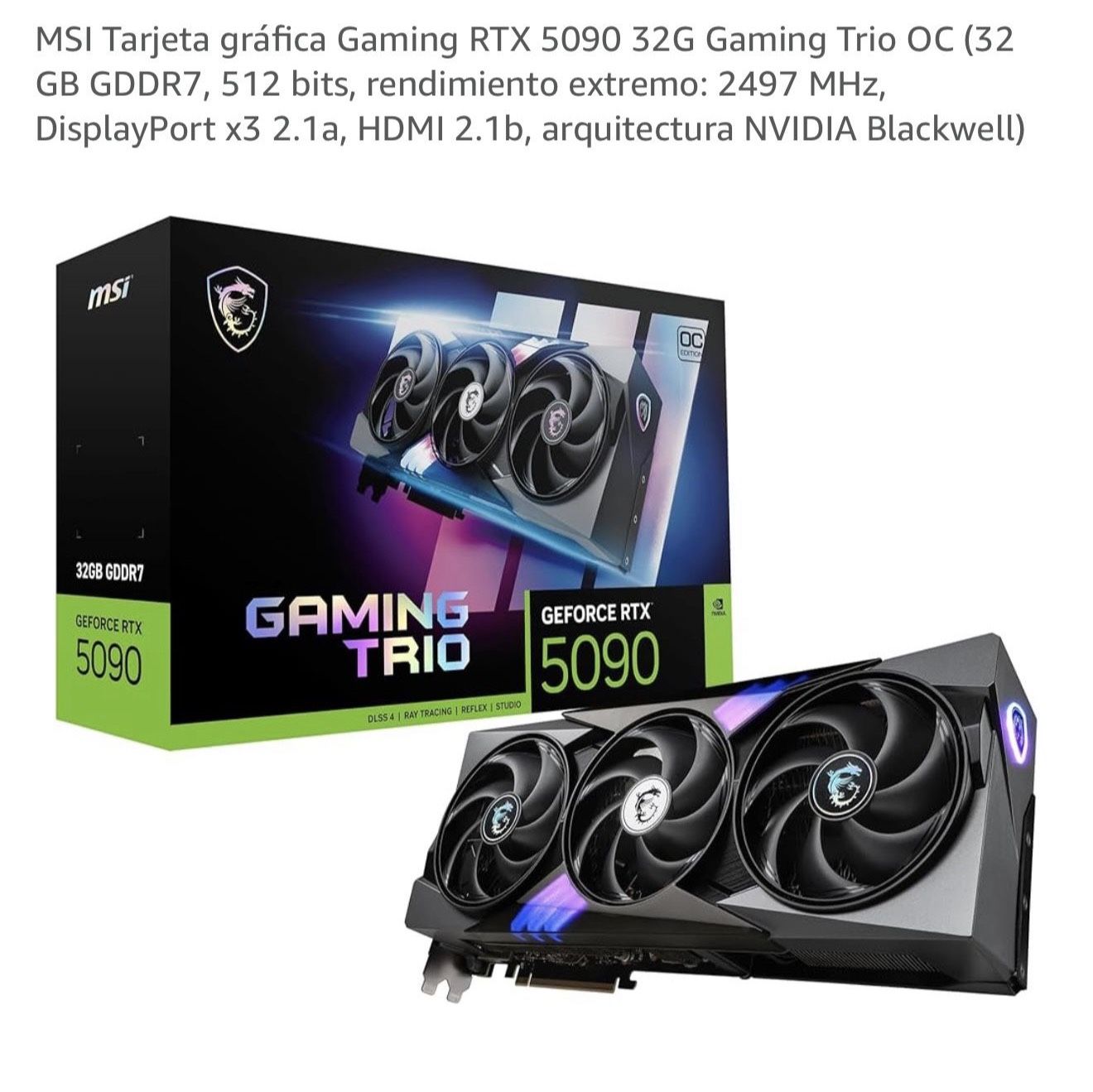 Rtx 5090 Msi Gaming Trio