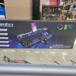 Keyboard And Mouse Rechargeable And Wireless 