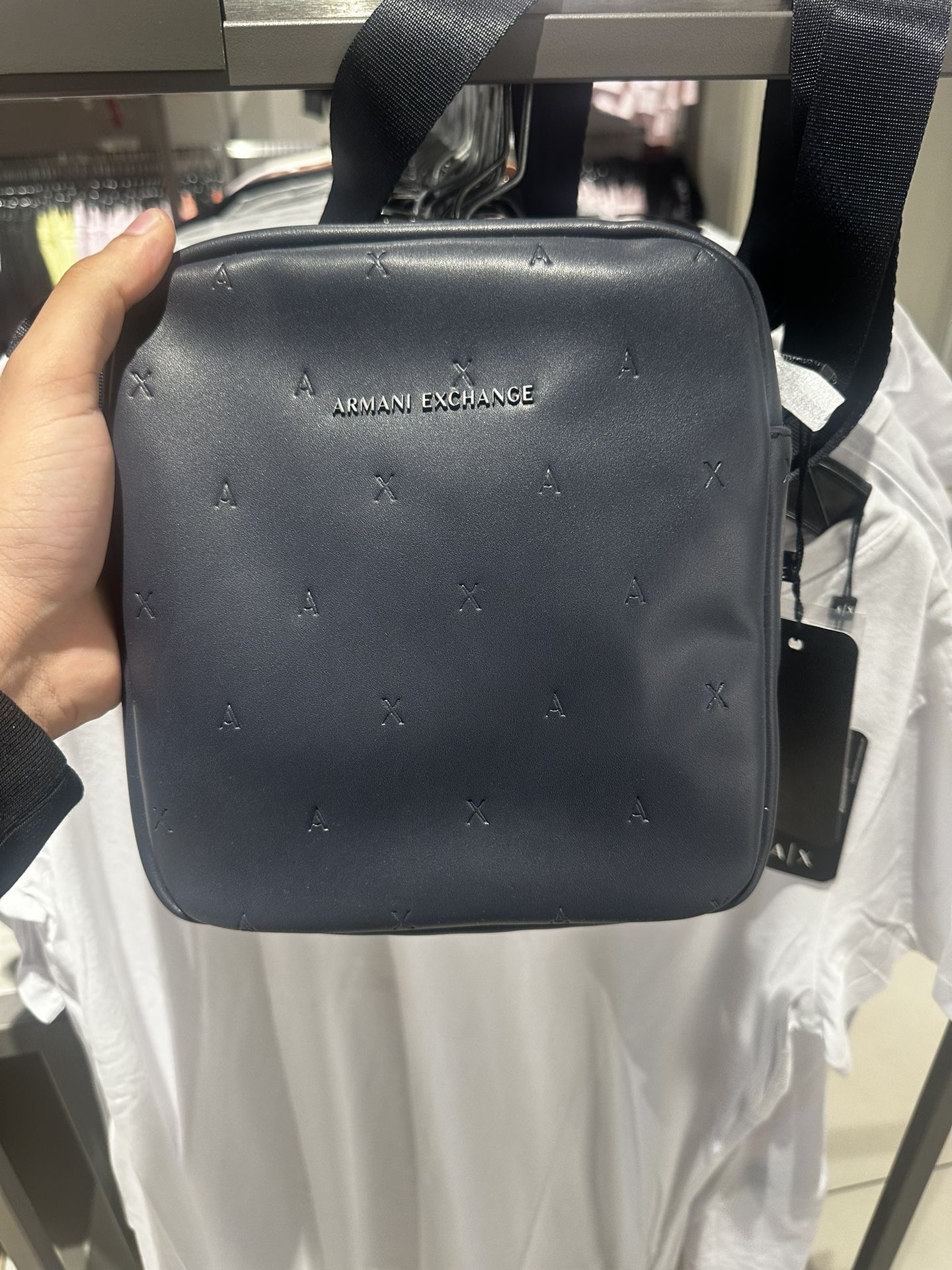 ARMANI EXCHANGE GENUINE LEATHER BAG 