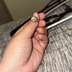 nugget ring size 10 14 karat gold