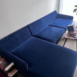Couch  navy blue