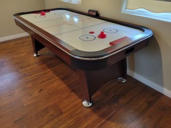Full-Size 7 ft Air Hockey Table with Electronic Scorer – Freeport Park Adona 84"