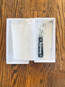 Supreme Leather Clip Knife/ Black - Brand New