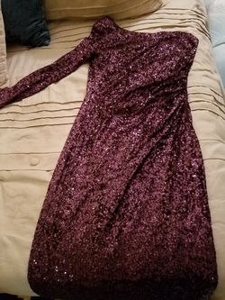 Purple formal dress