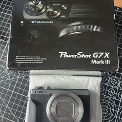 Canon Powershot G7x Mark III 20.1 MP Silver Digital Camera
