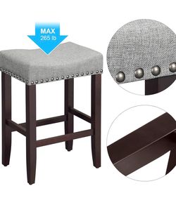 Set of 2 Bar Counter Stool