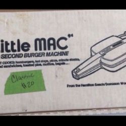Vintage Little Mac 60 Second Burger Machine