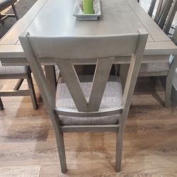 New Sturdy 5 Piece Dining Set - Grey 