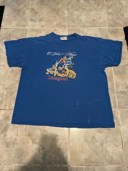 VTG Disneyland XL/XXL 45th Anniversary Mickey Goofy Pluto Duck Tee Distressed