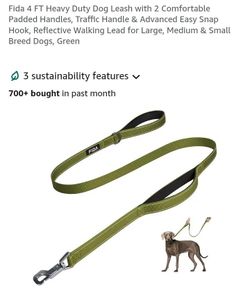 NEW 4FT HEAVY DUTY DOG LEASH