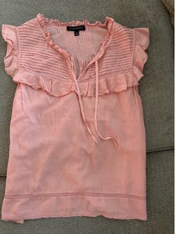 Banana Republic XL Pinkish Peach Cotton Top