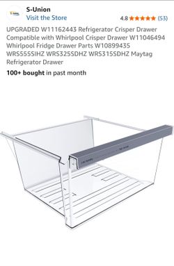 W11162443 Refrigerator drawer whirlpool & maytag