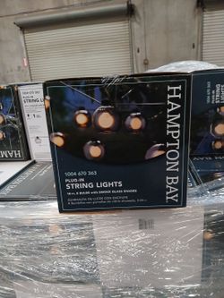 Hampton bay plug in string lights