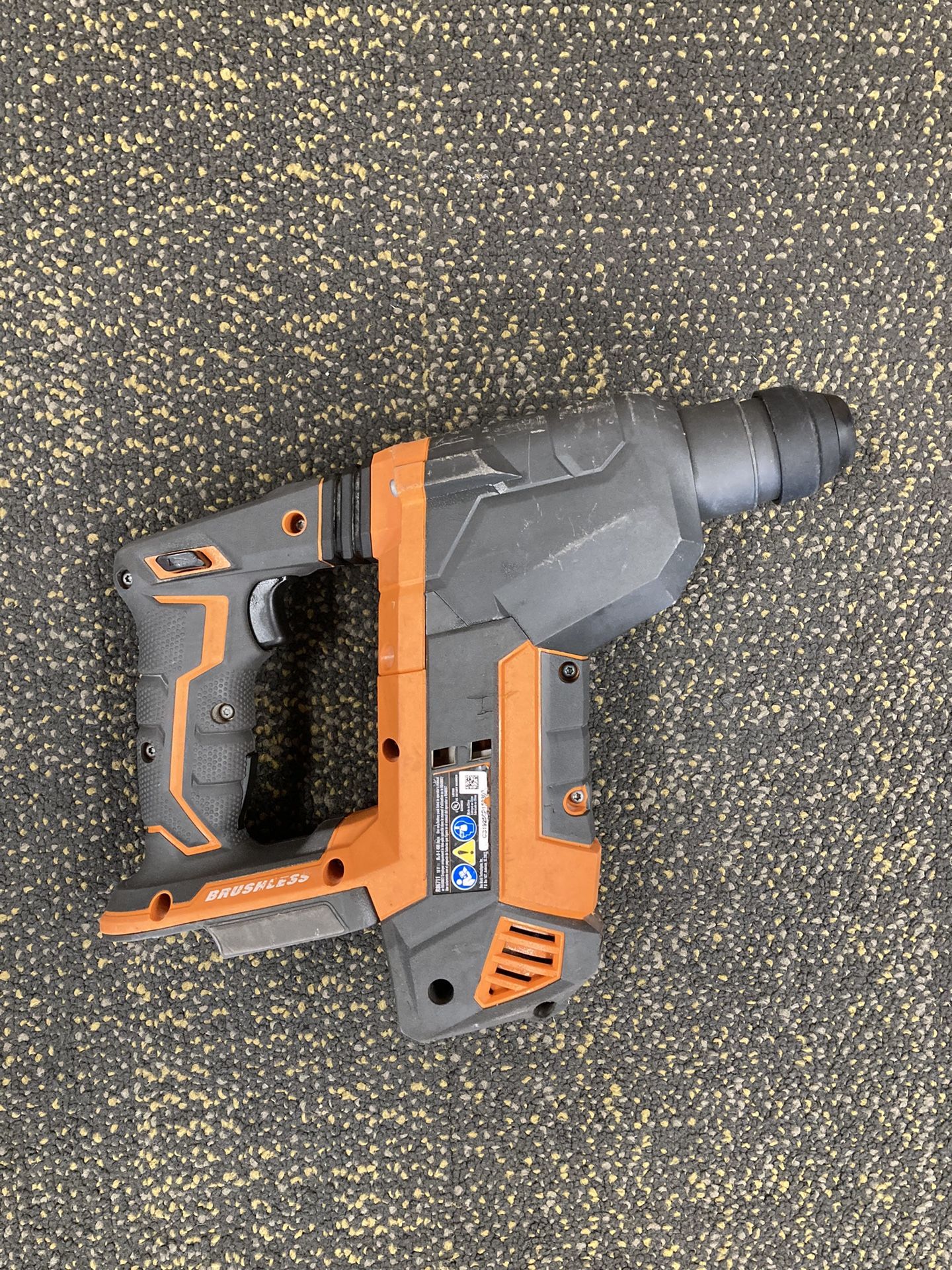 RIDGID R87611 18V Brushless 1"SDS-Plus Rotary Hammer