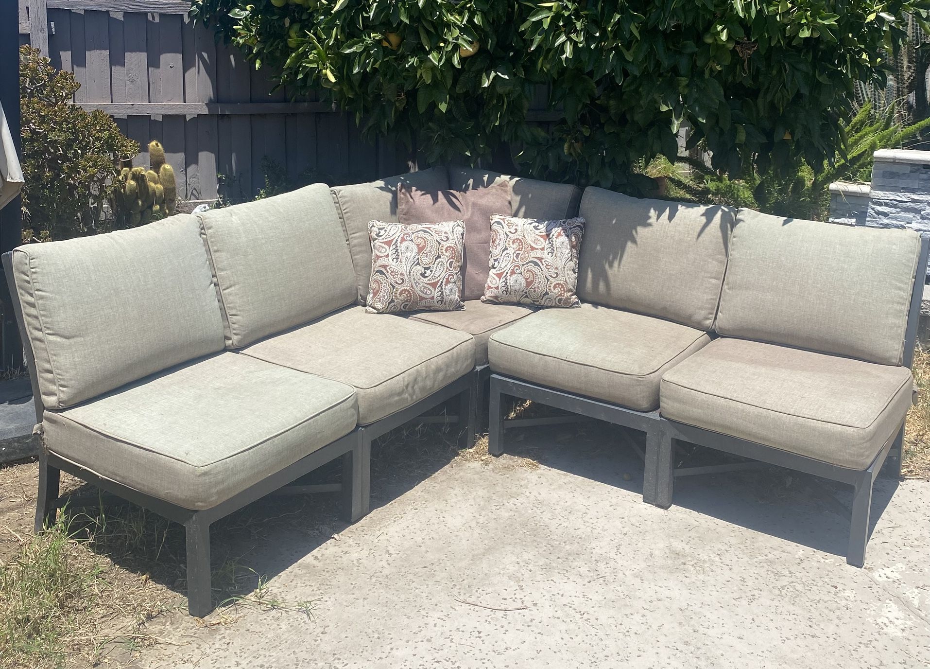 Nice outdoor sectional couch