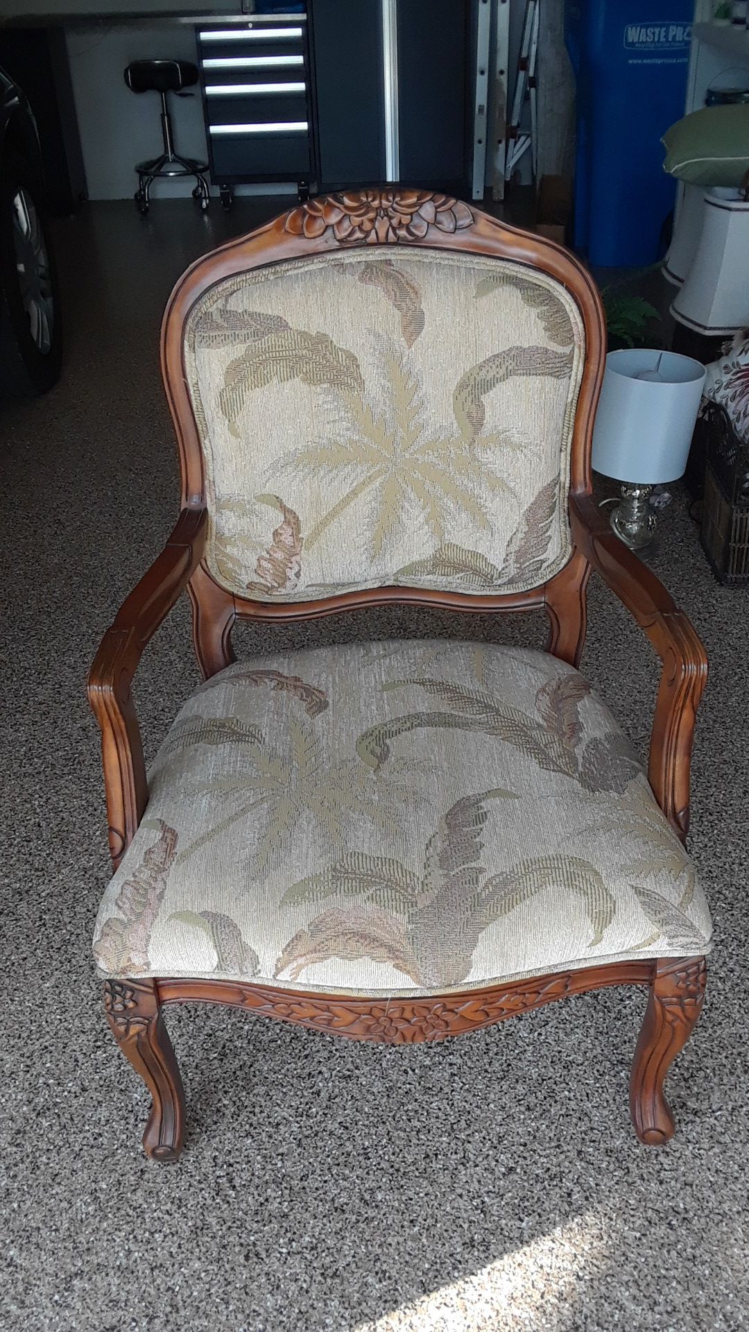Tropical Wooden Chair..perfect for bedroom or extra seating