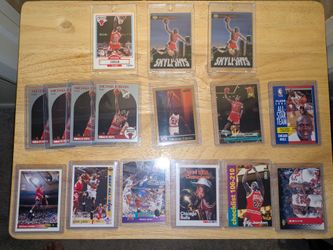 Michael Jordan NBA 16 card lot