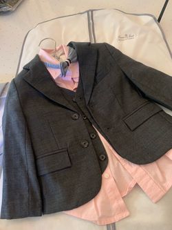 Boys Janie and Jack Blazer & Vest Set Size 4T (No Pants)