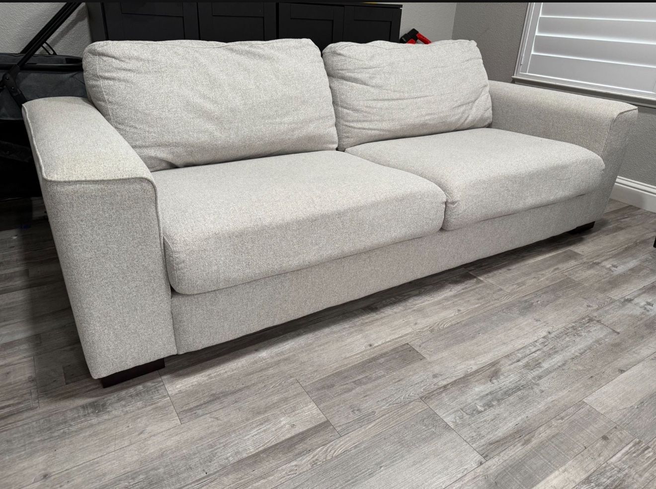 Couch Sofa Grey Fabric Sofa Free Delivery