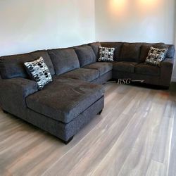 Living Room Furniture Modular Gray Sectional Couch W Chaise Extra Discount Code RSG 
🔥🔥 Mention OfferUp for this Special Price!!