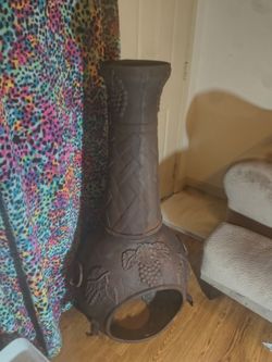 Cast iron chiminea