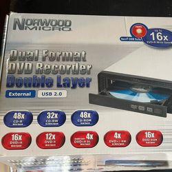 Dual Format DVD Recorder Double Layer 