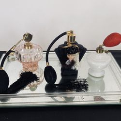 3 Perfume atomizers 