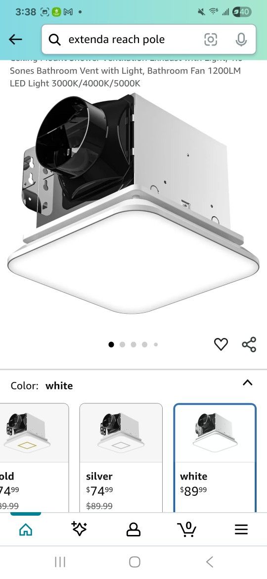 Bathroom Exhaust Fan And Light
