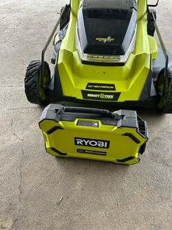 Ryobi mower y batería no cargador no bolsa