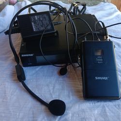 Shure Wireless Head Set Sistem $300
