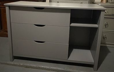 Gray Baby Dresser