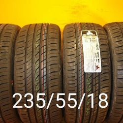 235/55/18 For Sale 4 New Tires We Service Motorcycle Tires