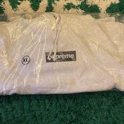 Supreme Box Logo Sweatshirt Ash Grey XL