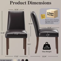 NEW - 8 Dining Chairs 