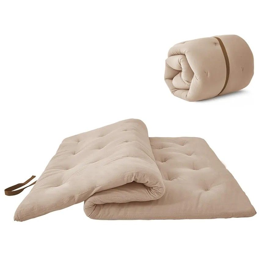 ZonLi Japanese Floor Futon Mattress – Full Size (Khaki)