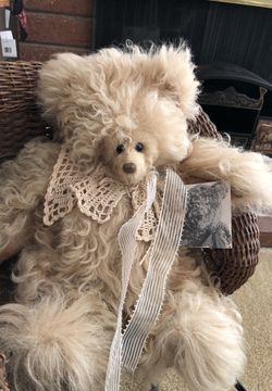 Collectible Teddy Bear made by D’Bears bought at Teddy Bear show