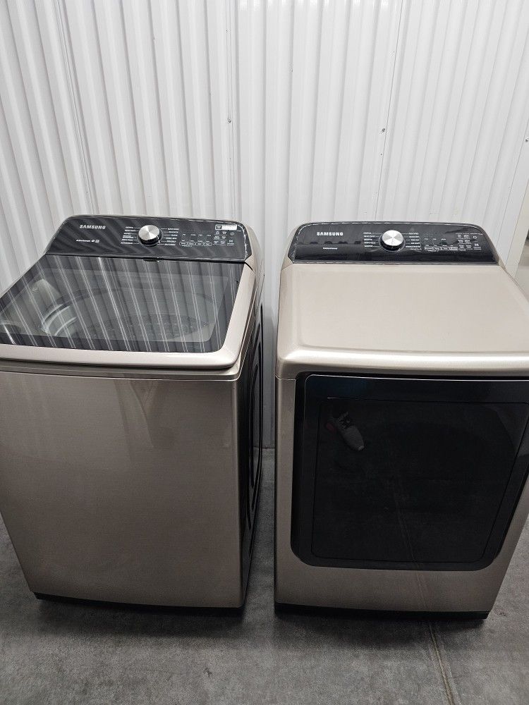 Samsung Electric Washer And Dryer Set
