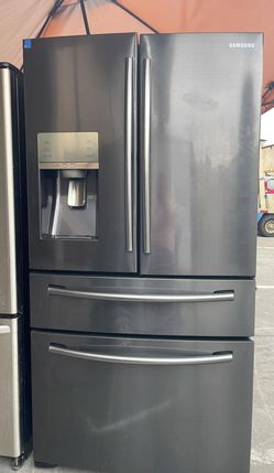 Samsung 4 Door Counter Depth Black Refrigerator Fridge
