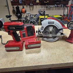 Craftsman Professional 20 Volt Drill And Circular Saw Kit