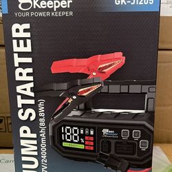 4000A Portable Car Jump Starter: 12V Battery Jumper Box Emergency Kits for 10.0L Car Truck, Auto Booster Start Pack, Fast Charger Power Bank with USB 