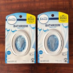 Febreze BATHROOM Air Freshener: Linen And Sky Scent (2 For $5)