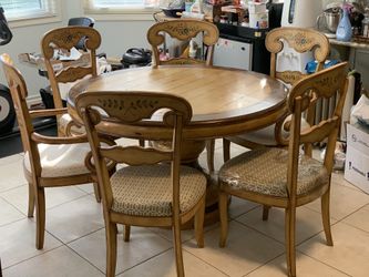 7 piece farm style dining set